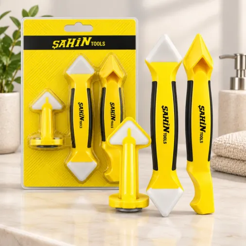 SİLİKON & MALA & DERZ KAZIYICI SET (3PCS)