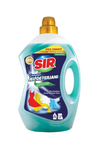 Sır 8693023016725 Çamaşır Jel Deterjanı Beyaz Ve Renkliler 3 L