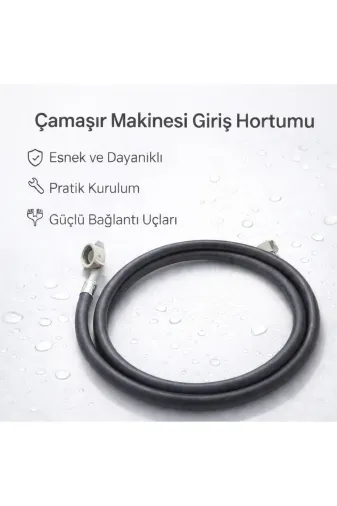 Şirin te-1.5 Çamaşır Makinesi Su Giriş Hortumu 1.5Metre – Dayanıklı