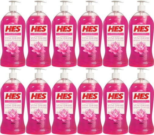 Sıvı Sabun 750ML Yeni Bahar (Pompalı) (12 Li Set)