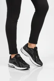 Siyah Beyaz Fileli Hafızalı Taban Unisex Spor Ayakkabı