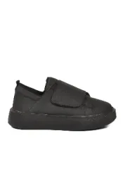 Siyah Cırtlı Kadın Spor Ayakkabı