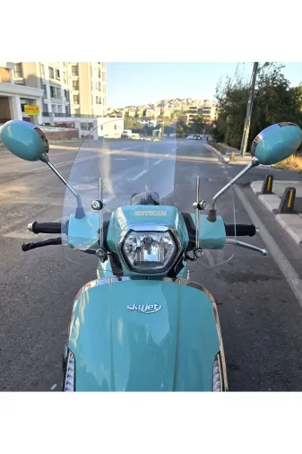 Skyjet Bellina Ön Cam 2024-2026 Model 37cm Şeffaf Renkli 4mm APARATSIZ
