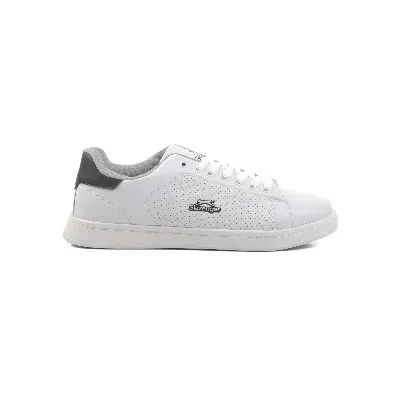 Slazenger Beyaz Siyah Büyük Numara Erkek Sneaker Ayakkabı