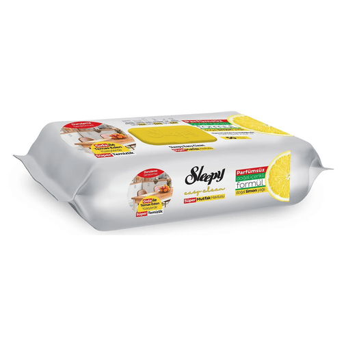 Sleepy HHJGJ129GJHGJG Yüzey Temizlik Süper Mutfak Havlusu Limon 50 Adet