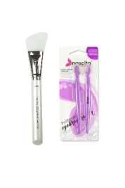 Slikon Maske Fırçası + 2'li Kaş Usturası