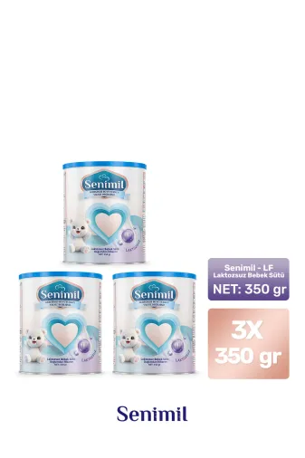 SNML140 Laktozsuz Bebek Sütü 350 Gr 3 Lü Avantaj Paketi