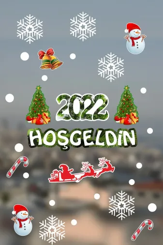 softre st1596 Yılbaşı Sticker