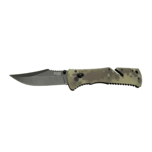 Sog Trident Çakı 21,5 Cm Deri Kılıflı , Kemerlikli