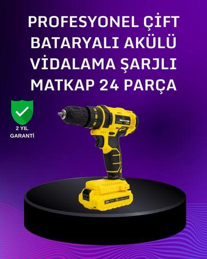 Solmazlar Online 125070888 Mey İthalat 12V Akülü Matkap 20-30 Nm Tork, Çift Hız Ayarı Ve Led Işık