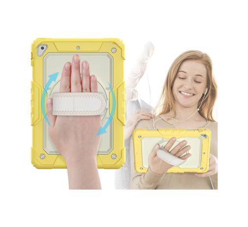 Solmazlar Online 8683140255398-BLNC İpad 5 Air 9.7 Kılıf Strap New Tablet Kapak - Sarı Diğer Diğer