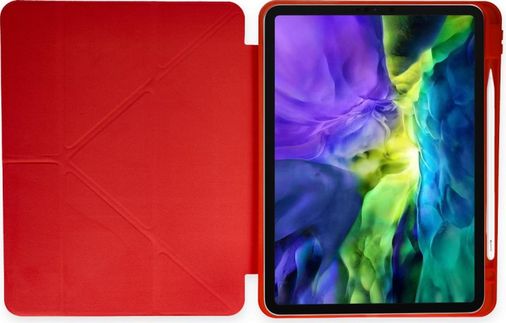 Solmazlar Online 8683140407759-BLNC Galaxy P610 Tab S6 Lite 10.4 Kılıf Kalemlikli Mars Tablet Kılıfı - Kırmızı Diğer Diğer
