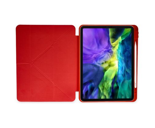 Solmazlar Online 8683140428846-BLNC İpad Pro 12.9 2021 Kılıf Kalemlikli Mars Tablet Kılıfı - Kırmızı Diğer Diğer