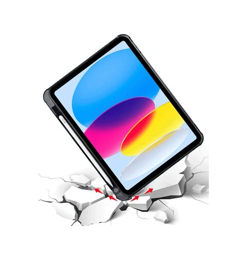 Solmazlar Online 8683140471446-BLNC İpad 2022 10.9 10.nesil Kılıf Kalemlikli Mars Tablet Kılıfı - Siyah Diğer Diğer