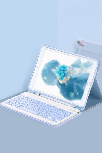 Solmazlar Online 8683140836238-BLNC İpad Pro 11 2022 Kılıf Kc01 Smart Klavyeli Tablet Kılıfı - Mavi Diğer Diğer