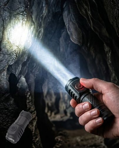 Solmazlar Online MEYTDUCZZZHS215FENER-2-BLMY Mey İthalat Taşınabilir Mini El Feneri Usb Type-C Şarjlı Ve Dayanıklı Tasarım Çok Renkli