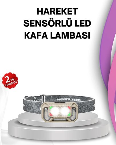 Solmazlar Online MEYTDUCZZZHS230-4-BLMY Mey İthalat El Sallama Sensörlü Led Far Ayarlanabilir Işık Açısı Çok Renkli