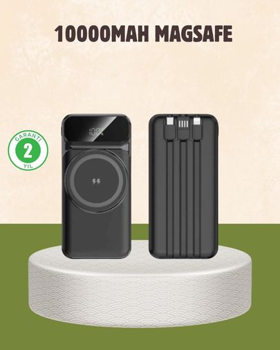 Solmazlar Online MEYTDUCZZZPW10PLUS-3-BLMY Mey İthalat 10000 Mah Kablosuz Powerbank 15W Hızlı Şarj, Type-C Çoklu Çıkışlı Çok Renkli