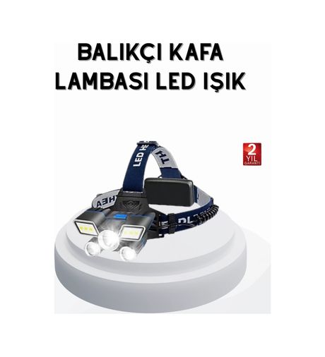 Solmazlar Online MEYTDXUCZZZHS212LAMBA-2-BLMY Mey İthalat Profesyonel Şarjlı Led Far Ipx5 Suya Dayanıklı, 4 Işık Modu, Hareket Sensörlü Çok Renkli