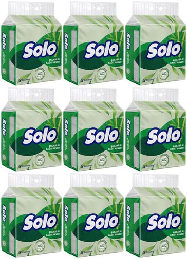 Solo Asılabilir Kağıt Havlu (Hijyenik ve Pratik Kullanım İçin Uygun) (9 Lu Set)