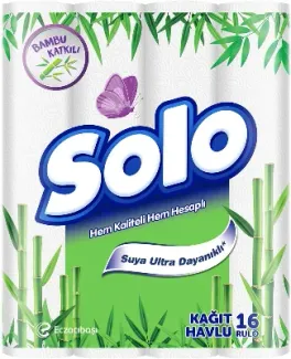 SOLO Rulo Kağıt Havlu Bambu 16 lı