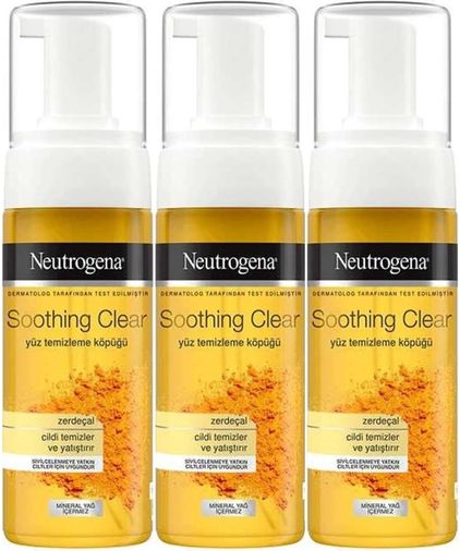 Soothing Clear Yüz Temizleme Köpüğü 150ML (3 Li Set)