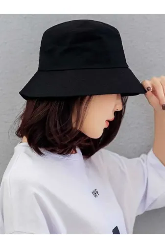 SP10010001500860023 Unisex Siyah Uv Korumalı Bucket Şapka