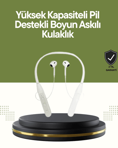 Spor Ve Günlük Kullanım İçin 100 Saatlik Kablosuz Kulaklık