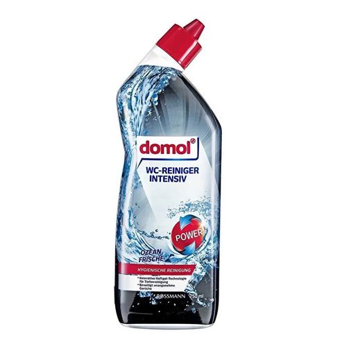 SR15090222 Domol Tuvalet Temizleyici Jel, Ekstra Güçlü Okyanus Kokulu, Yoğun Kıvam 750 Ml