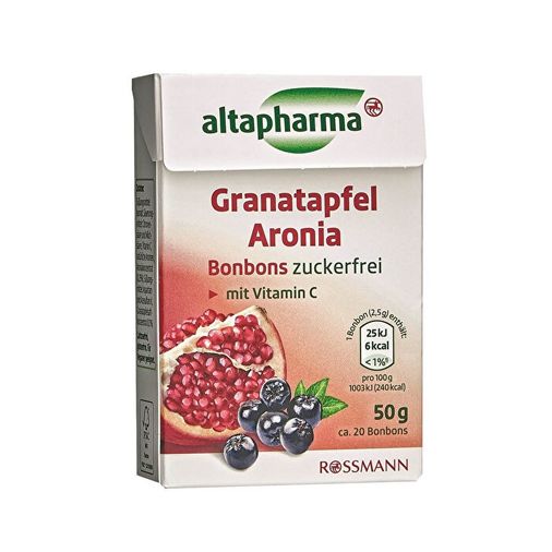SR17060088 Altapharma Bonbon Şekerleme Kutu Nar Ve Aroniya 50 Gr