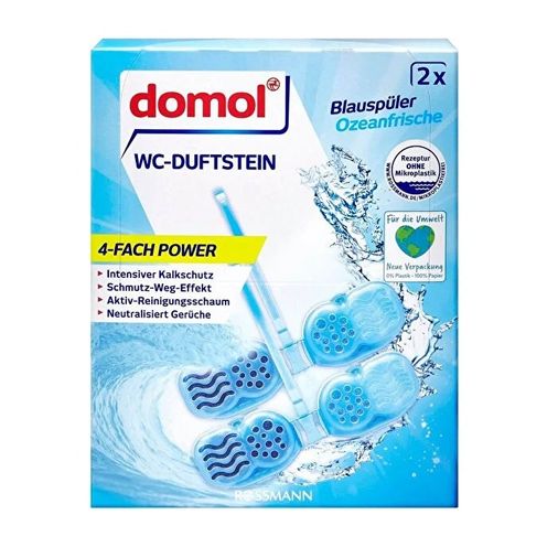 SR20100056 Domol Wc Kokusu Klozet Blok Mavi Okyanus Ferahlığı 96 Gr