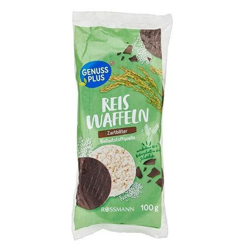 SR22090356 Genuss Plus Pirinç Patlağı Bitter Çikolatalı 100 Gr