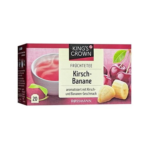 SR25020065 King's Crown Bitki Çayı Kiraz Ve Muz 60 Gr 20'li