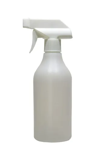 SSEPETLESENE SPT8697431107 Boş Polietilen Şişe 500 Ml + Sprey Valf Takım 2 Adet Beyaz Trigerli