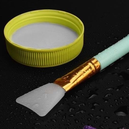 ST 57855210126327280184975 2Li Silikon Temizlemesi Kolay Kullanılabilen Yüz Cilt Bakımı Maske Ve Krem Spatulası 0