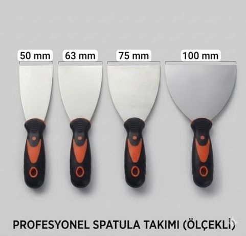 ST 57855210126334580184975 Siyah Turuncu Lüks Spatula 50 Mm 0