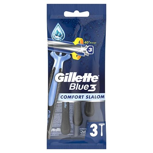 ST23030171 Gillette Blue3 Slalom Kullan At Tıraş Bıçağı 3'lü
