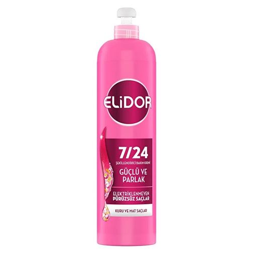 ST24070116 Elidor Saç Bakım Kremi 7/24 Şekillendirici Güçlü Ve Parlak Kuru Ve Mat Saçlar 240 Ml