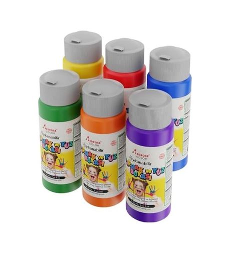 STANDART 133249471 Ara Renkler Parmak Boyası 6&apos Lı Set 6X60 Ml 0000 Clear