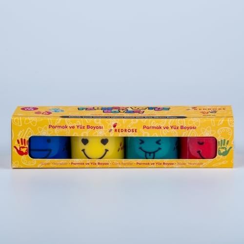 STANDART 133249473 Süper Yıkanabilir Parmak Boyası 4X60 Gr 0000 Clear
