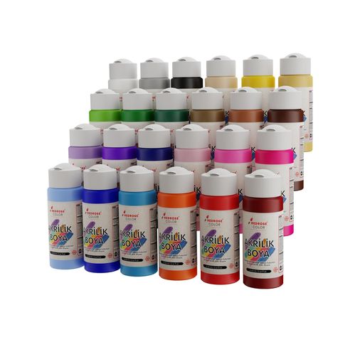 STANDART 133249488 Akrilik Boya Seti 24 Renk 24X60 Ml 0000 Clear