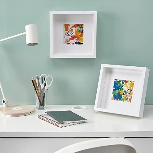 Standart Estetiki 57855210124685880184975 Sannahed Çerçeve, 25X25 Cm, Beyaz 50 X 22