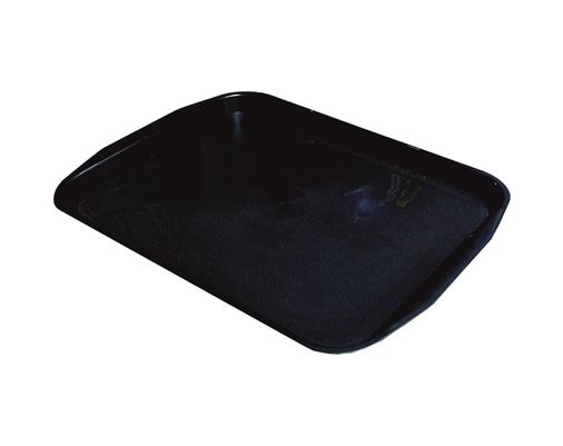 Standart Wood 57855210131256880184975 Plastik Servis Tepsisi Siyah 15Cm