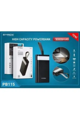 starnewstore 6485213990601721051 Digital Göstergeli Fenerli Power Bank Pb115 Ysftx 721051