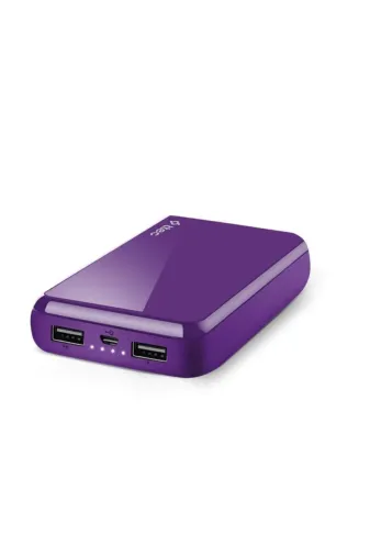starnewstore 6485213999371721051 Tx Recharger 10.000Mah Taşınabilir Şarj Aleti - Mor Tex Yeni Model Desen 721051