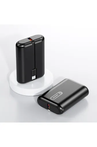 starnewstore 6485216695591721051 Mini Type-C Kablolu 10.000 Mah Taşınabilir Batarya 22.5W Hızlı Şarj Powerbank Ysftx 721051