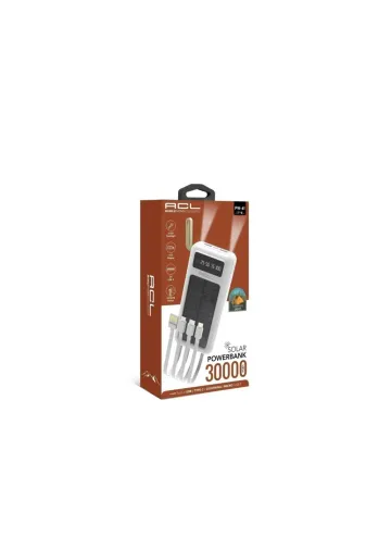 starnewstore 6485216701251721051 Led Işıklı Usb Mikro Type-C Lighning Kablolu 2Xusb 30000Mah Lcd Powerbank Ysftx 721051