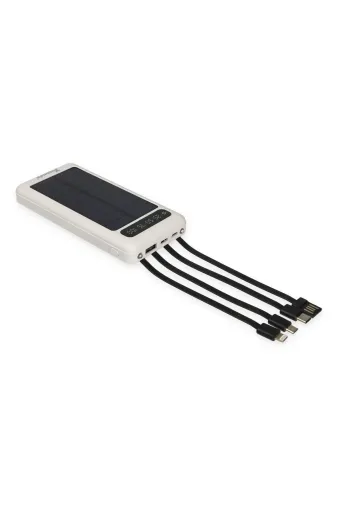 starnewstore 6485216704901721051 Ysfx 20.000 Mah Güneş Enerjili Solar Kendinden 3Lü Kablolu Led Işıklı Powerbank Life Sell 7210