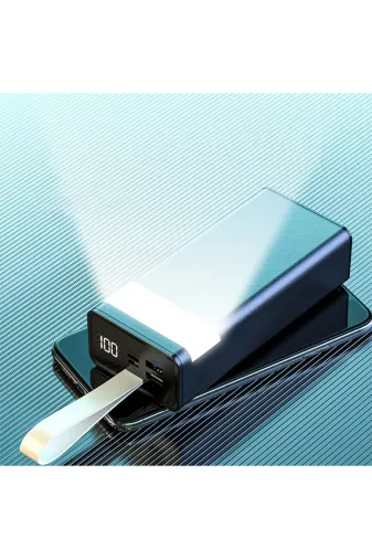 starnewstore 6485216707661721051 30.000Mah Powerbank Led Ekran Göstergeli Led Işıklı Batarya Şarj Aleti Ysftx 721051
