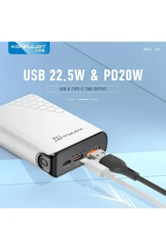 starnewstore 6485216709341721051 22.5W Usb Qc 3.0 20W Type-C Çıkışlı 10000 Mah Mini Powerbank Ysftx 721051